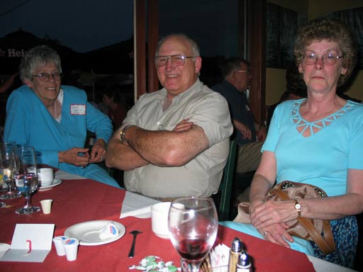 Vivian Charron & husband, Elwyn, Bev Isles