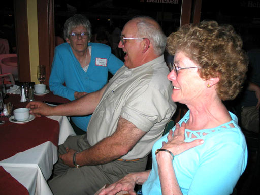 Vivian Charron & husband, Elwyn, Bev Isles